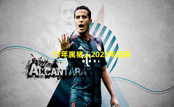 71年属猪人2023年运势