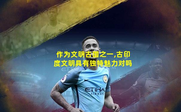 作为文明古国之一,古印度文明具有独特魅力对吗
