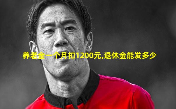 养老金一个月扣1200元,退休金能发多少