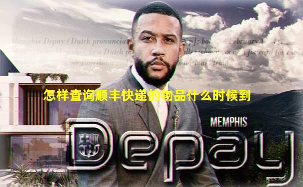 怎样查询顺丰快递的物品什么时候到