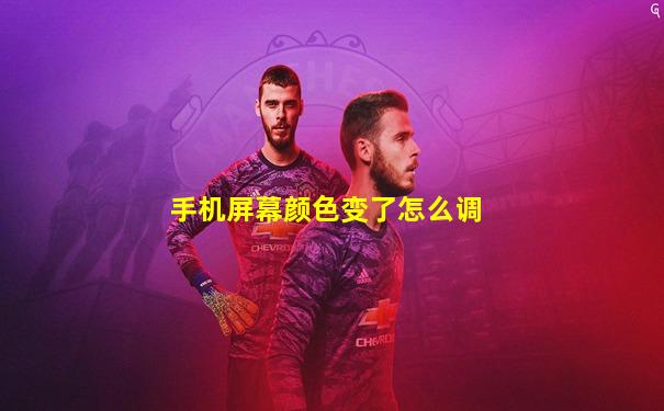 手机屏幕颜色变了怎么调