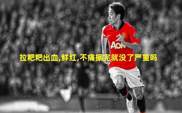 拉粑粑出血,鲜红,不痛擦完就没了严重吗