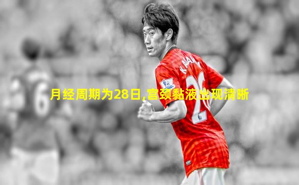 月经周期为28日,宫颈黏液出现清晰