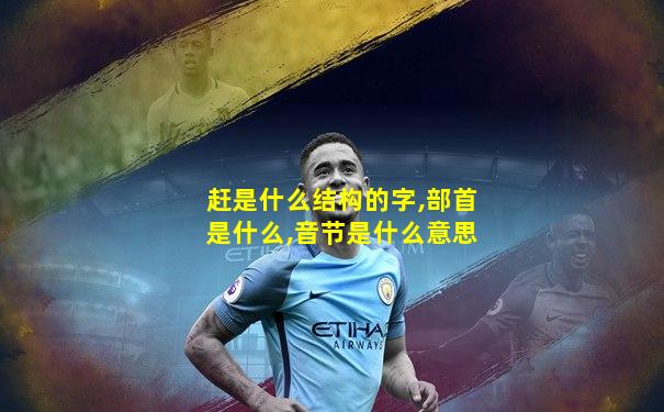 赶是什么结构的字,部首是什么,音节是什么意思